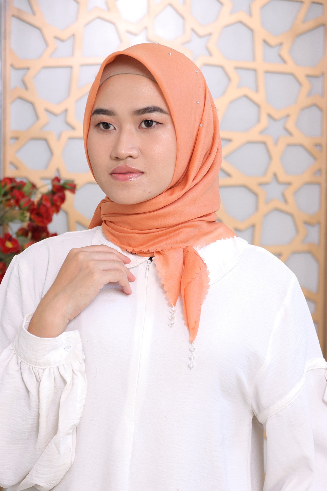 Elegant Scarf - Orange